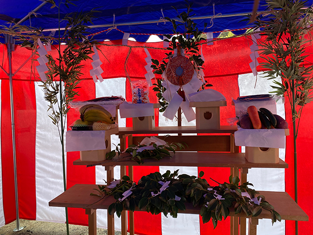 東福岡米穀　地鎮祭